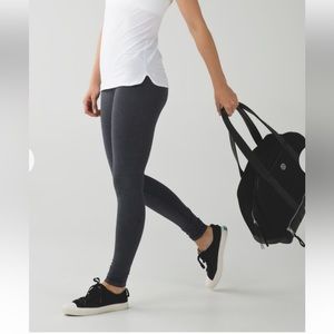 Lululemon Wunder Under Heathered Black Size 4